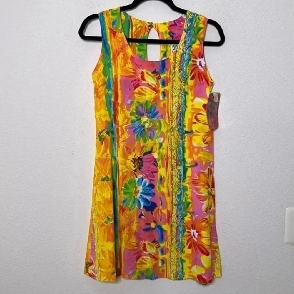 Jams World New Cantina short beach dress sleeveless NWT Dress Size XS W3…